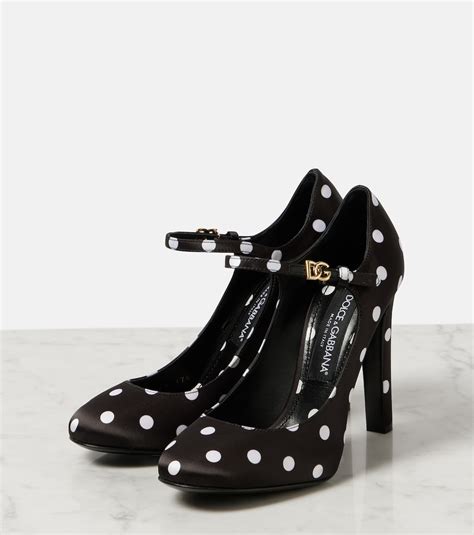 Dolce & Gabbana Mary Jane Polka Dot Pump .